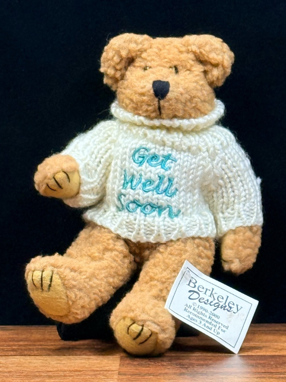 BERKELEY DESIGNS “Get Well Soon” Bear